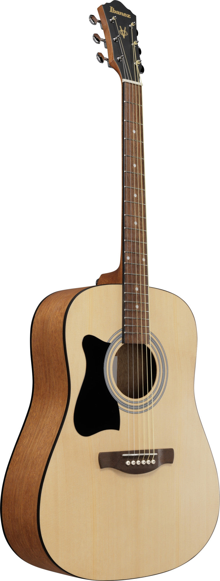 IBANEZ Jampack Akustikgitarren-Set 6-String Lefty - Open Pore Natural + Gigbag, Gurt, Stimmgerät & Plektren