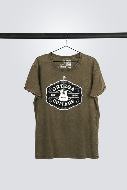 ORTEGA Americana Guitar T-Shirt - Vintage Washed Green/XXL