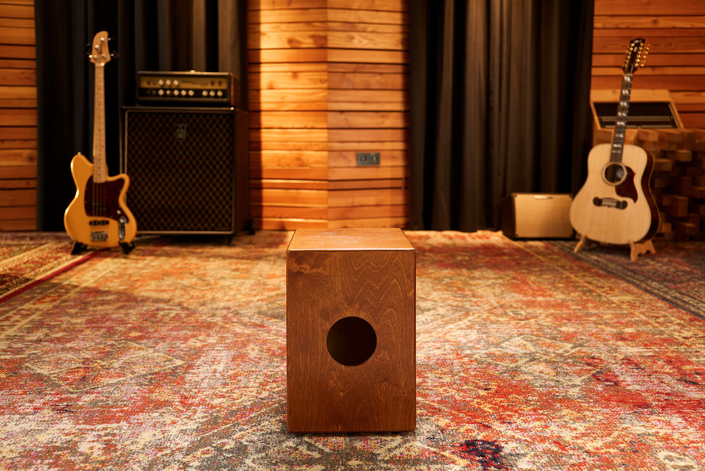 MEINL Percussion Jam Series Snare Cajon 50 - Baltic Birch/Almond Birch