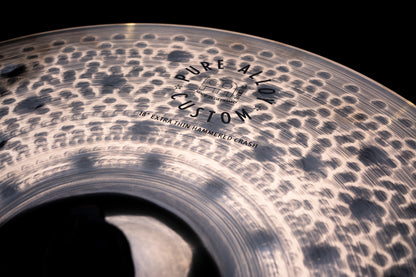 MEINL Cymbals Pure Alloy Custom Extra Thin Hammered Crash - 18"