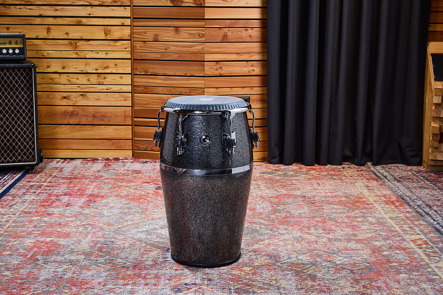 MEINL Percussion Artist Series Diego Galé Quinto 12 1/2" /REMO® Black Calfskin Skyndeep Heads - Midnight Star