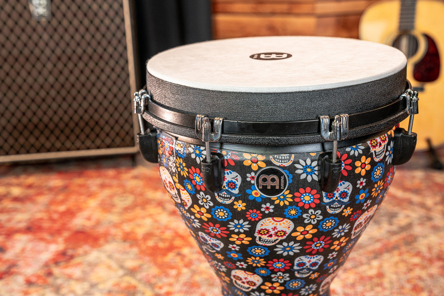 MEINL Percussion Jumbo Djembe 14" - Day Of The Dead