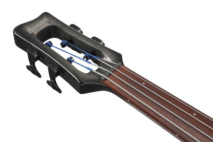 IBANEZ Bass Workshop Elektronischer Kontrabass 4-String - Black Ice Burst Low Gloss + Gigbag & TAMA Roadpro Ständer
