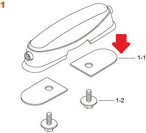 TAMA Rubber Plate for MSL35