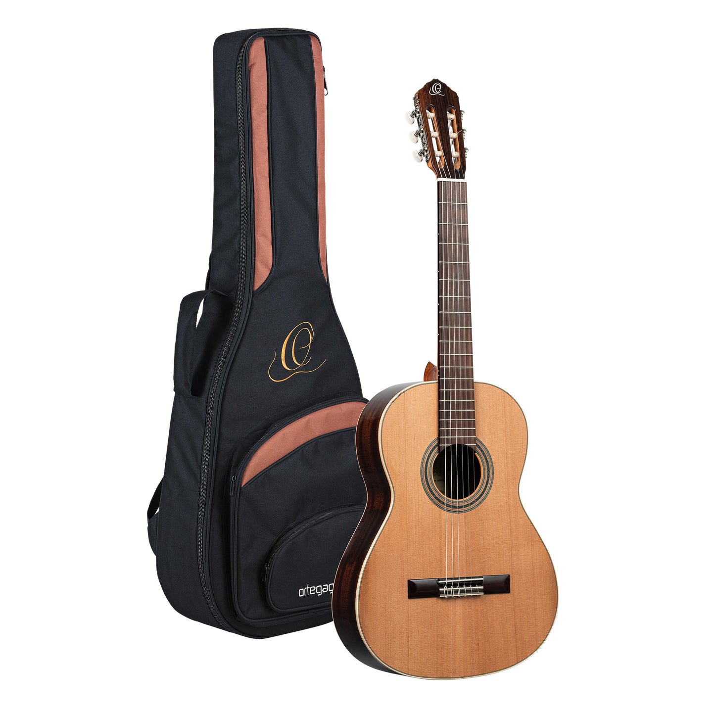 ORTEGA Traditional Series 4/4 Nylon String Guitar 6-String + Pro Gigbag
