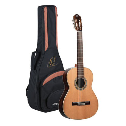 ORTEGA Traditional Series 4/4 Nylon String Guitar 6-String + Pro Gigbag