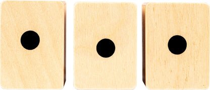 MEINL Percussion Mini Cajon Shaker Set - Bubinga/Natural/Zebrano
