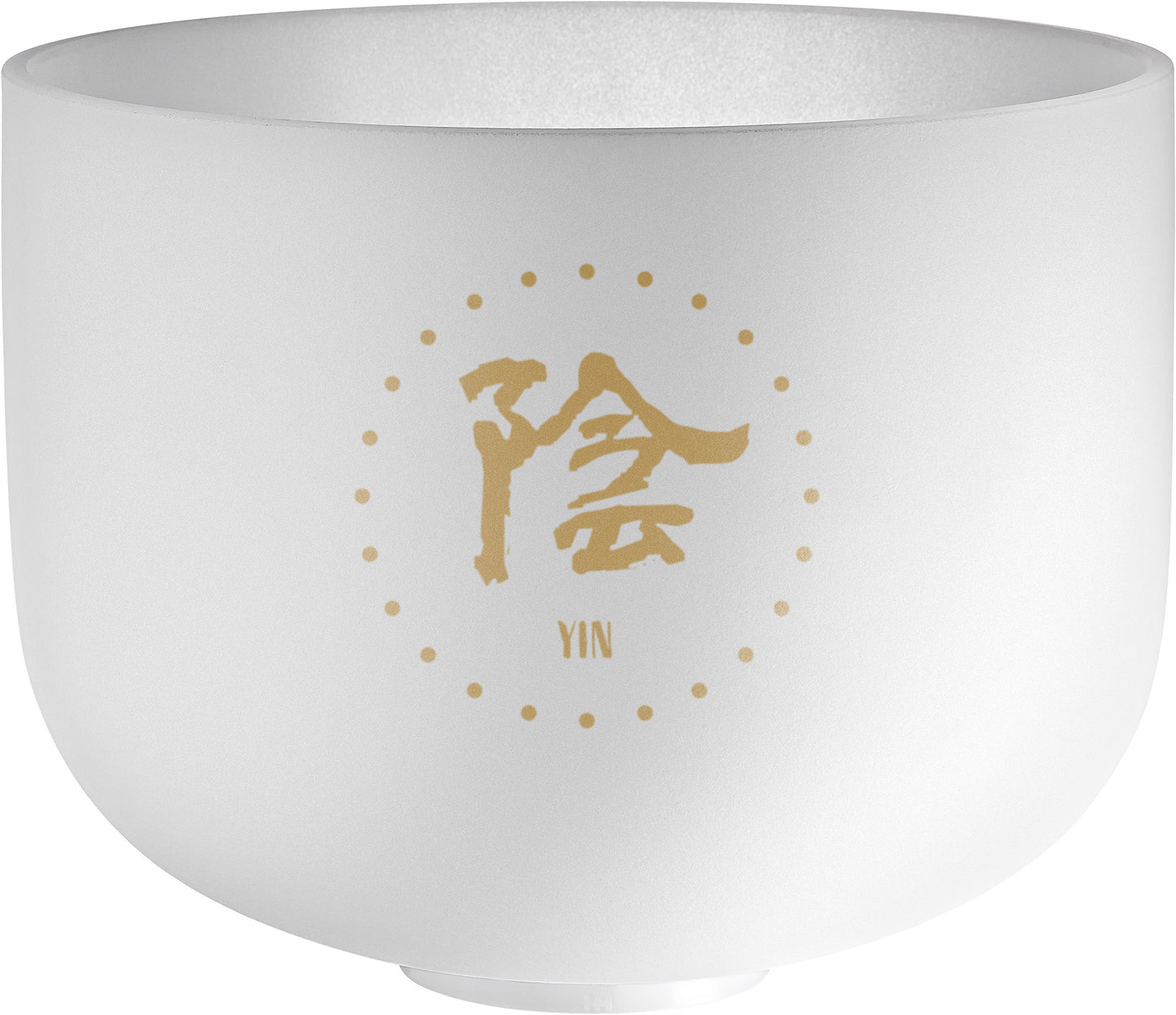MEINL Sonic Energy 12" TCM Crystal Singing Bowl, Yin 210.42 Hz