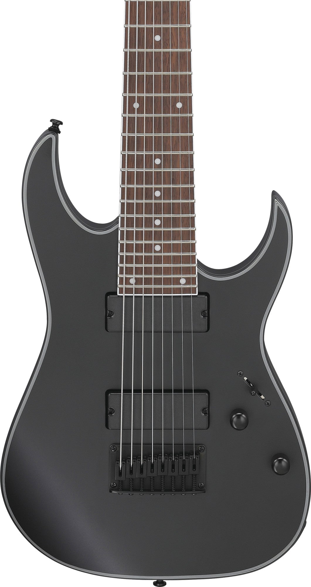 IBANEZ RG Electric Guitar 8-String - Black Flat