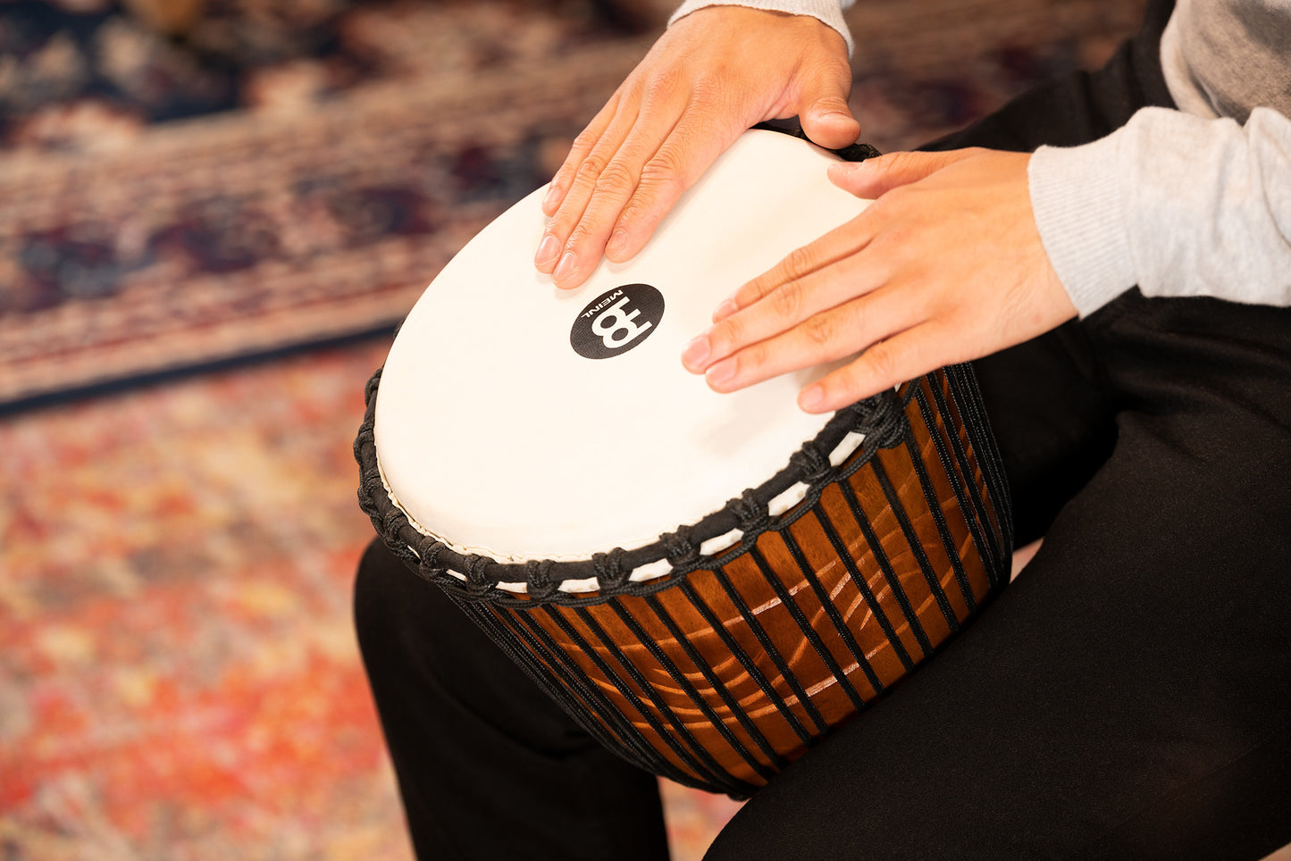 MEINL Percussion Water Rhythm Series Djembe - Medium + Bag