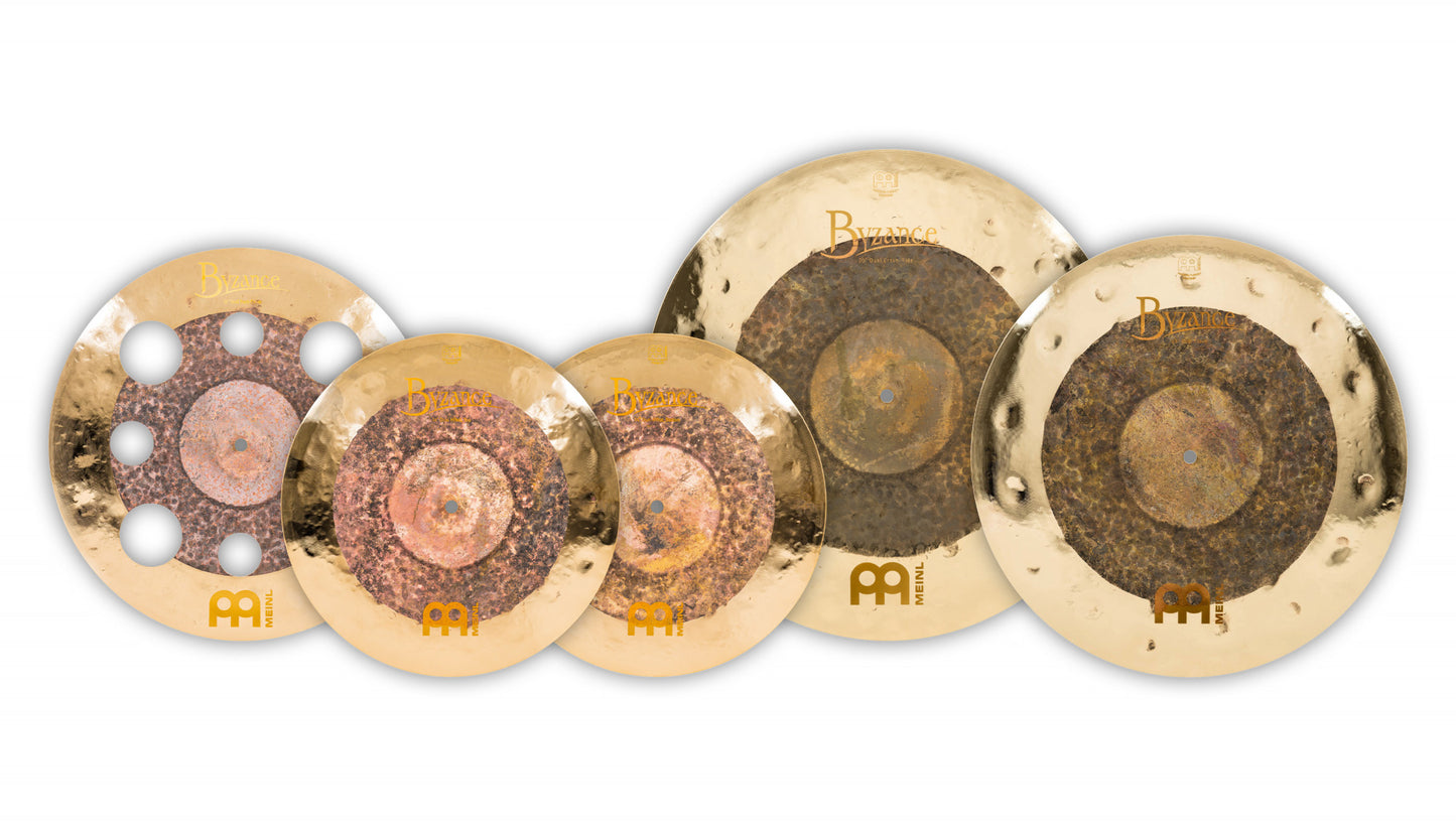 MEINL Cymbals Byzance Dual Komplett Set - B14DUH/B16DUTRC/B18DUC/B20DUCR
