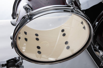 TAMA Club-JAM Shell Kit 4 teilig - Satin Burgundy Elm/Chrom HW