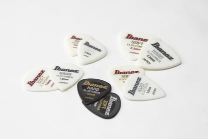 IBANEZ Elastomer Picks - 3er Pack
