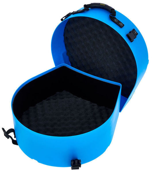 HARDCASE Snaredrum Case 13" (5“ – 8“) - Light Blue / komplett gepolstert