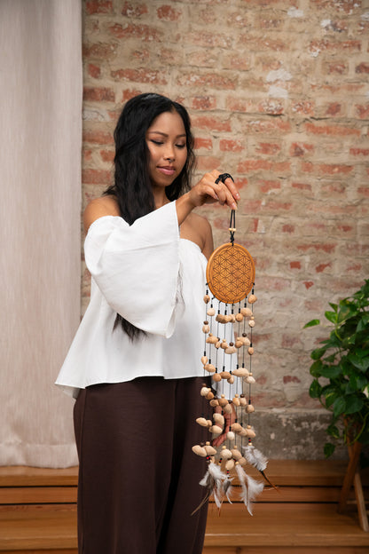 Meinl Sonic Energy Flower of Life Kenari Chimes Medium - 8 Schnüre