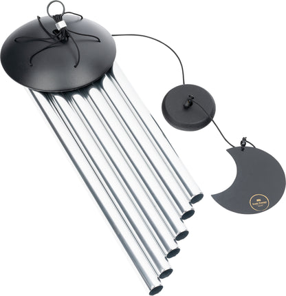Meinl Sonic Energy Moon Meditation Chime 32"/80 cm - 432 Hz - Runder Bogendeckel/Silber