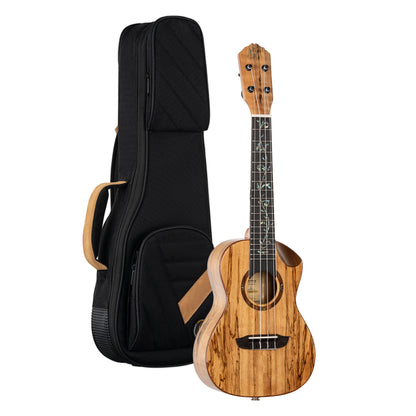ORTEGA Elite Series Concert Ukulele 4 String - Spalted Maple Natural + Bag