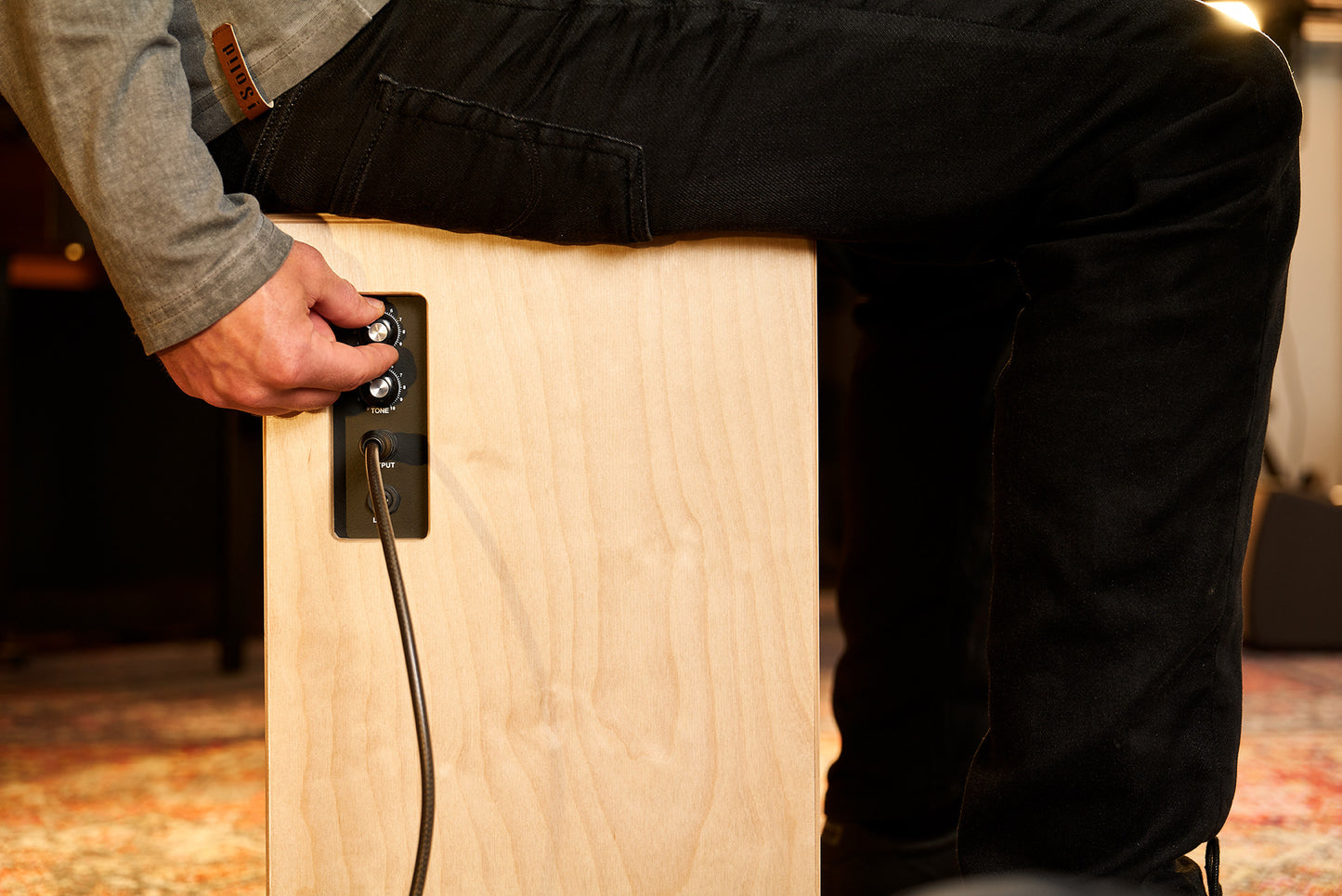 MEINL Percussion Snarecraft Series Pickup Snare Cajon - Natural