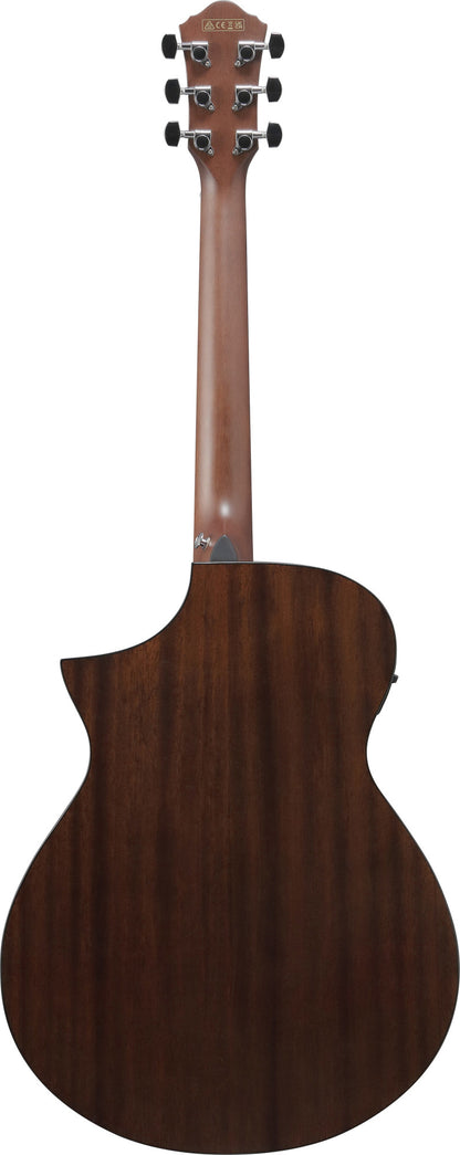 IBANEZ AEWC Acoustic Guitar 6-String - Transparent Emerlad Burst Top & Natural High Gloss Back & Side