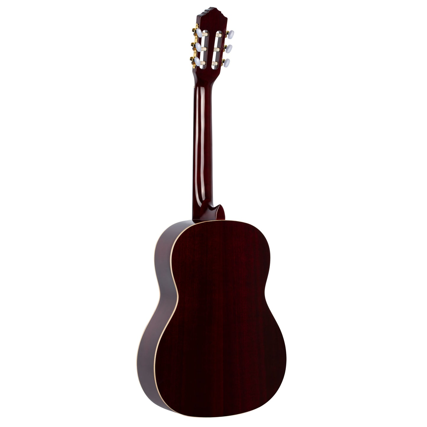 ORTEGA Family Series Pro 4/4 Slim Neck Konzertgitarre 6 String - Weinrot + Bag