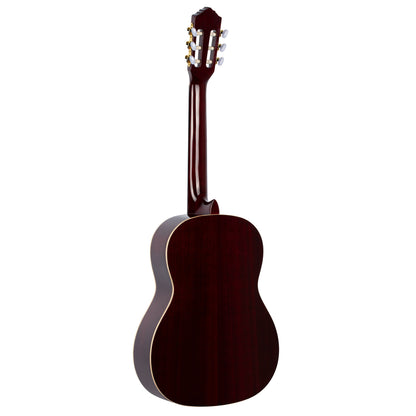 ORTEGA Family Series Pro 4/4 Slim Neck Konzertgitarre 6 String - Weinrot + Bag