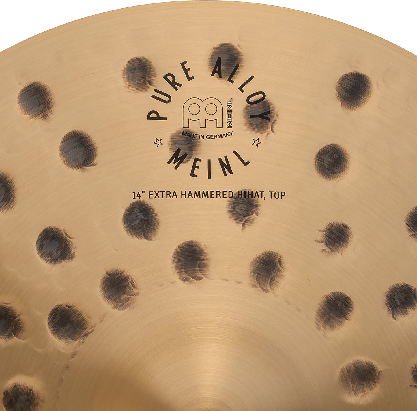 MEINL Cymbals Pure Alloy Extra Hammered Hihat - 14"