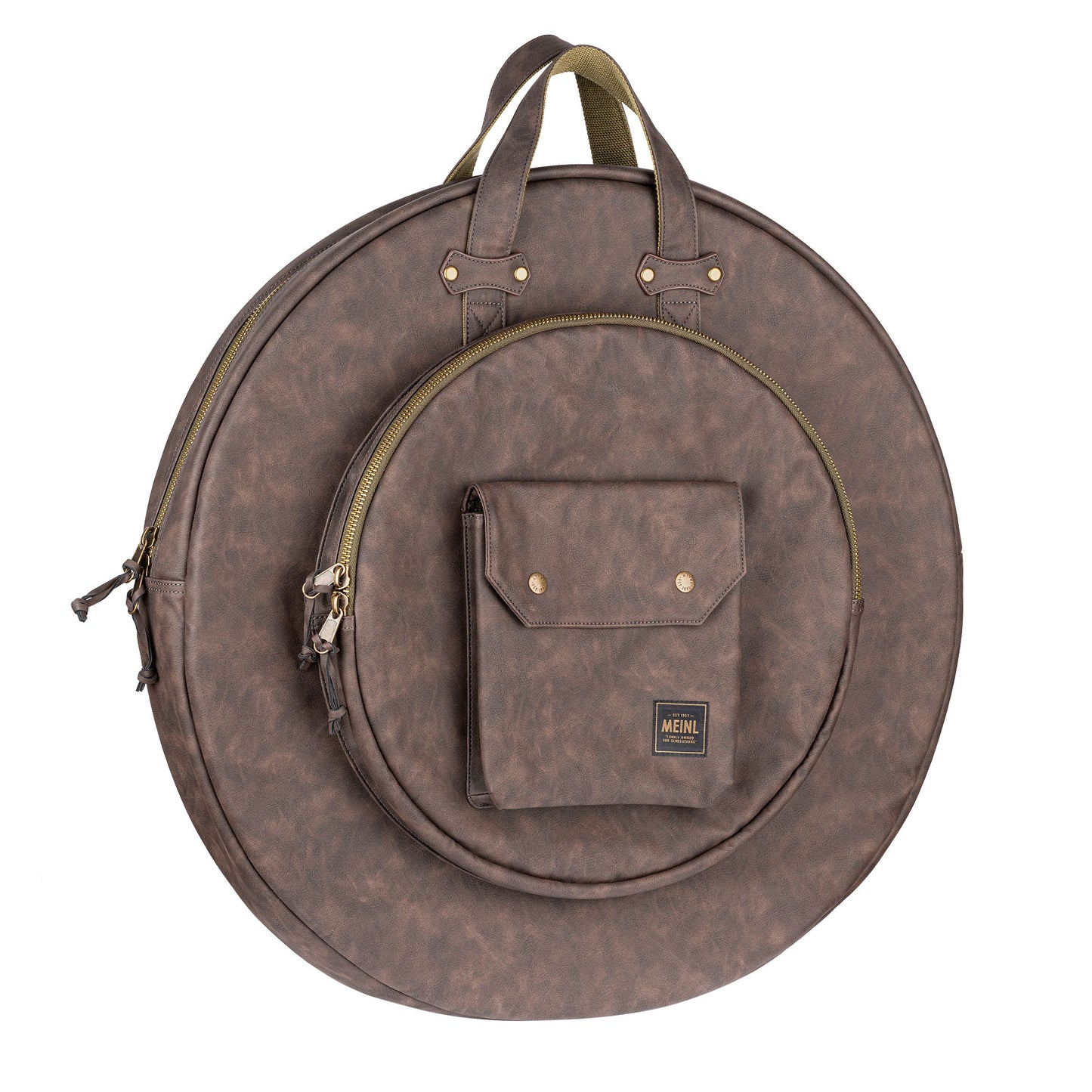 MEINL Cymbals Vintage Hyde Cymbal Bag 22" - Dark Brown
