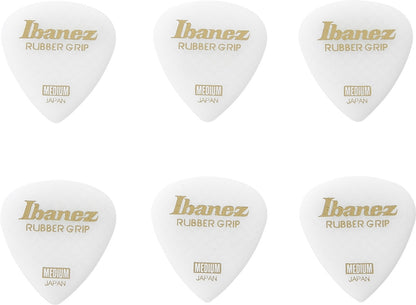 IBANEZ Grip Wizard Series Rubber Grip Flat Pick - 6 pcs