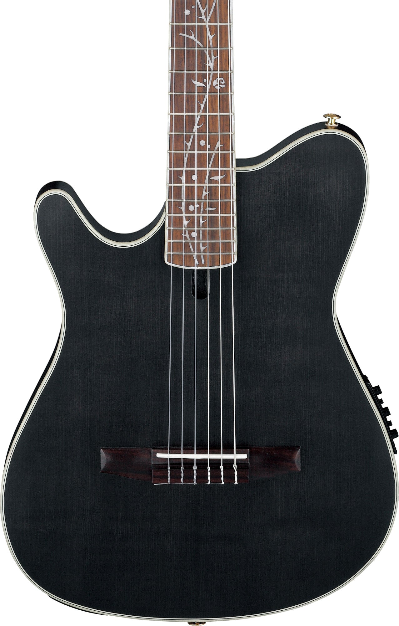 IBANEZ Tim Henson Signature Nylon String Guitar 6-String Lefty - Transparent Black Flat