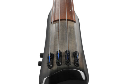 IBANEZ Bass Workshop Elektronischer Kontrabass 4-String - Black Ice Burst Low Gloss + Gigbag & TAMA Roadpro Ständer