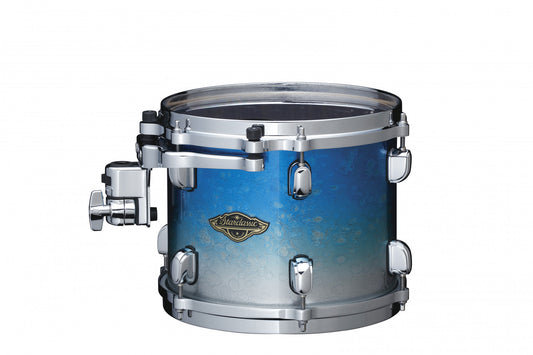 TAMA Starclassic Walnut/Birch Lacquer Rack Tom 8" x 7" - Molten Blue Ice Fade/Chrome HW