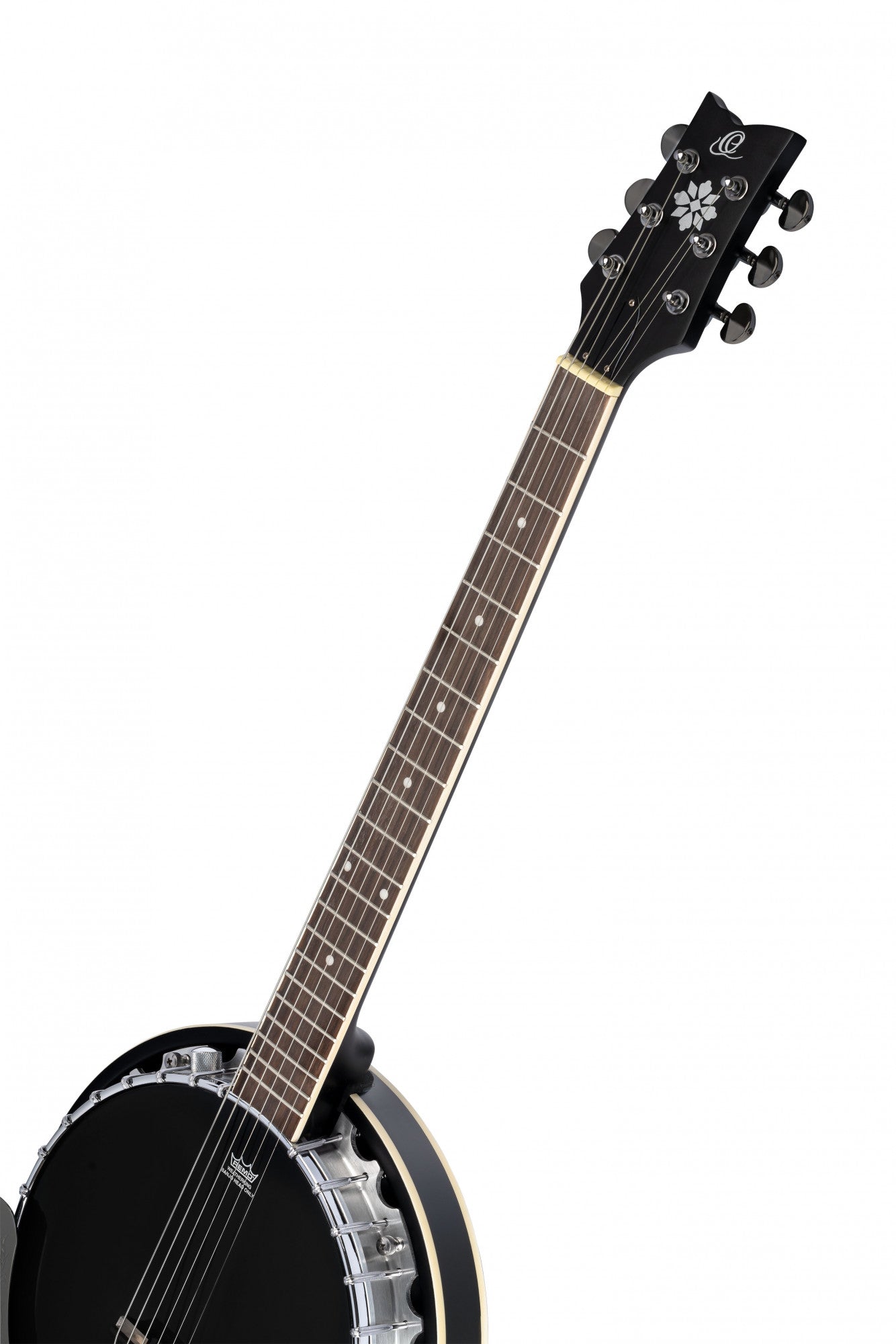 ORTEGA Raven Serie Banjo 6 String - Mahogany Black + Bag