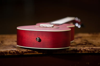 ORTEGA Earth Series Concert Ukulele 4 String - Fire Red