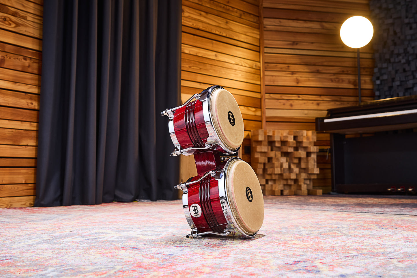 MEINL Percussion Marathon Exclusive Serie Bongo 6 3/4" Macho & 8" Hembra - Wine Red