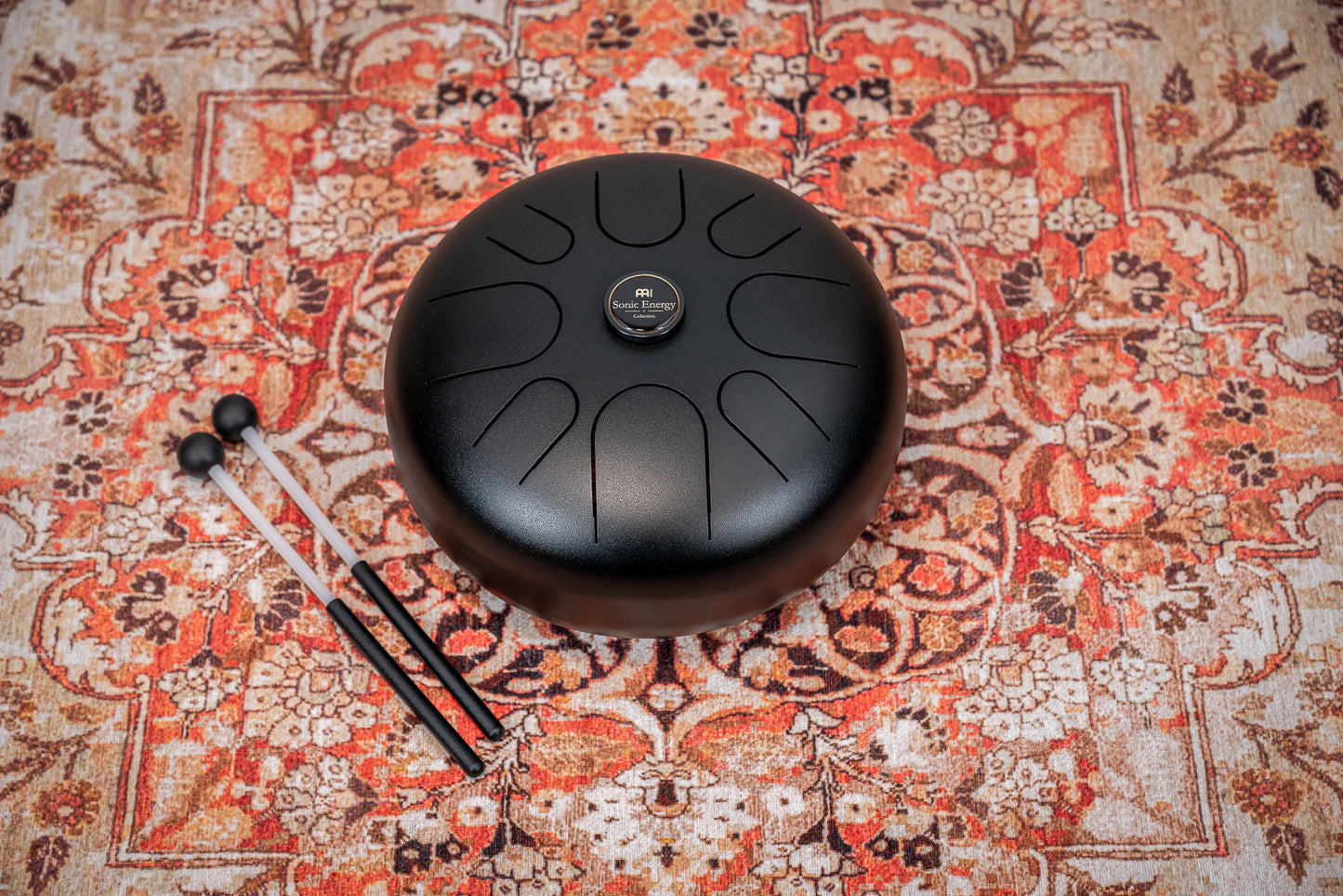 MEINL Sonic Energy Steel Tongue Drum 12" - A Akebono/8 Töne/440 Hz - schwarz