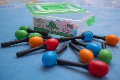 NINO Percussion Molded ABS Egg Maracas Set