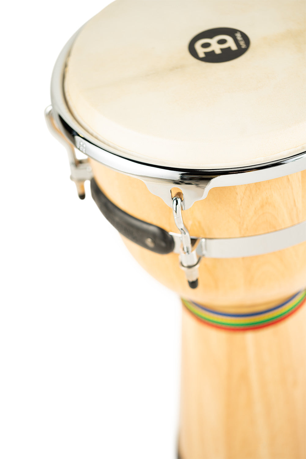 MEINL Percussion Floatune Series Djembe 12" - Zebra Finished Ash Matte