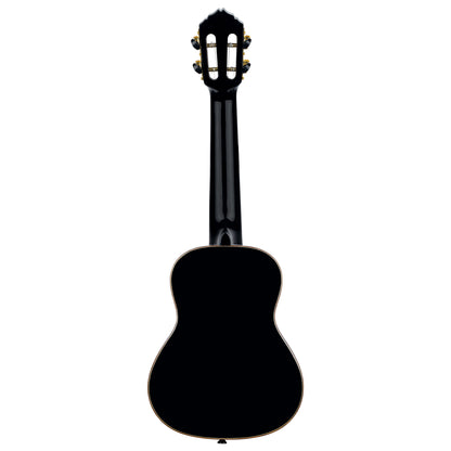 ORTEGA Onyx Serie Konzert Ukulele 4 String - Spruce / Mahogany Black + Bag