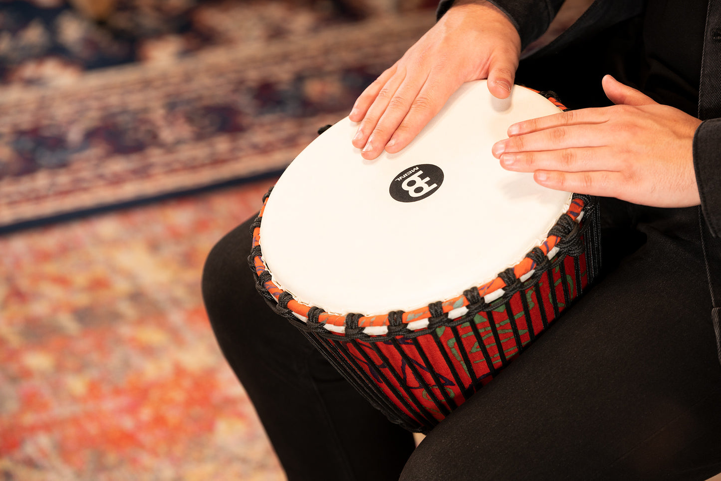 MEINL Percussion Travel Series African Djembe 10" - Pharaoh's Script