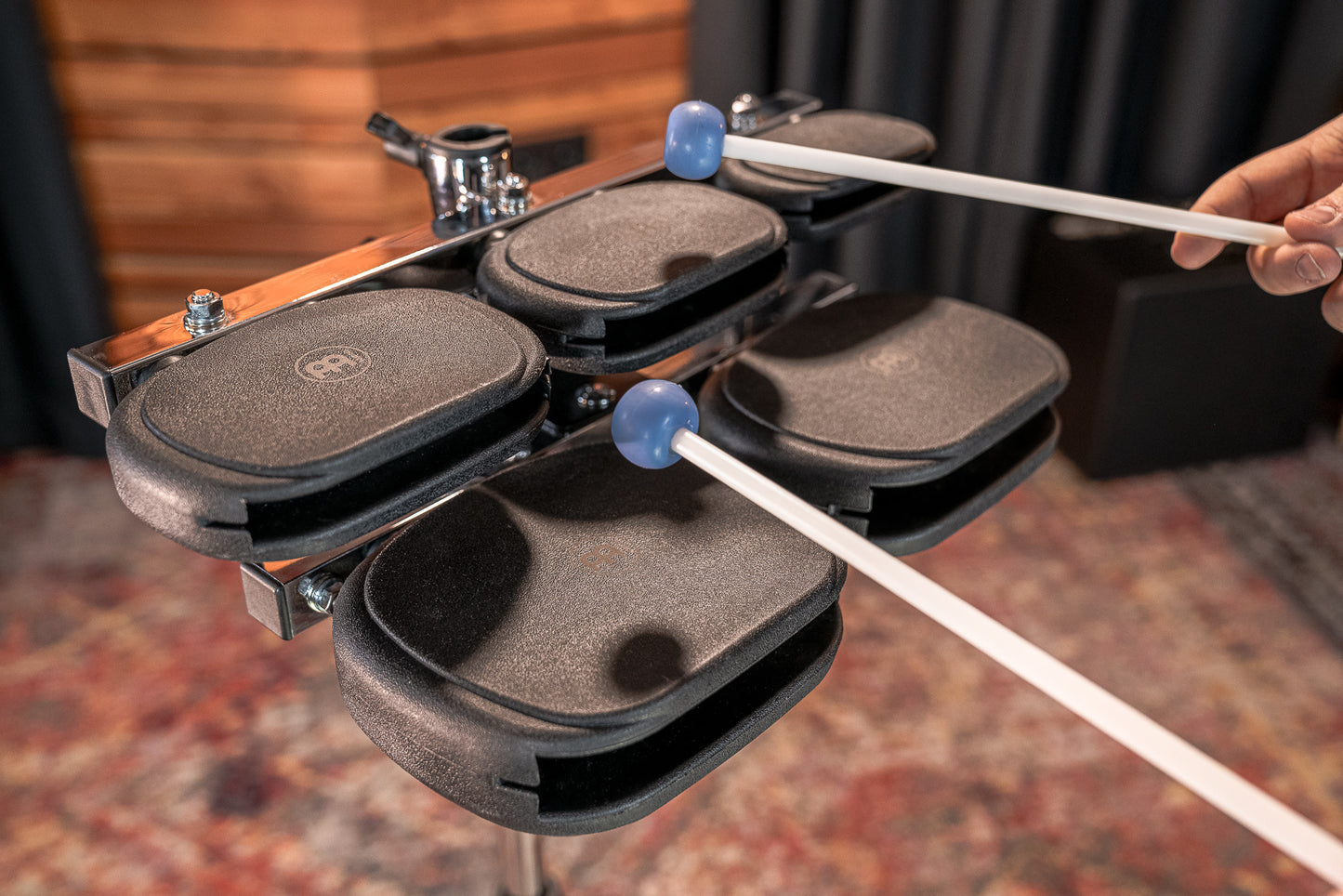 MEINL Percussion Synthetic Temple Block Set