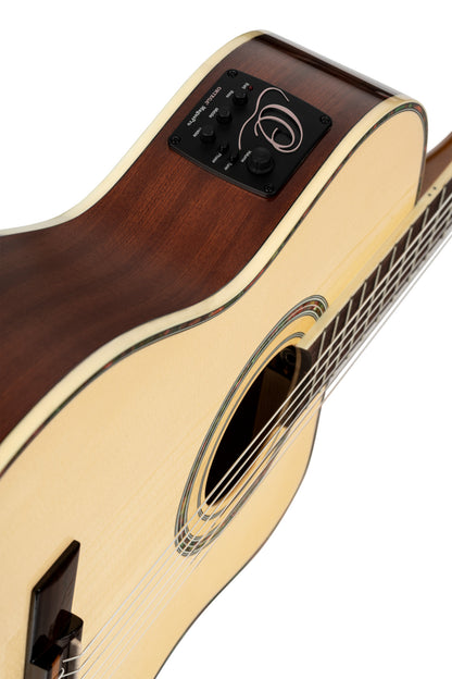 ORTEGA Family Series Pro 4/4 Classical Guitar 6 String - Solid Spruce / Mahogany Natural + Bag
