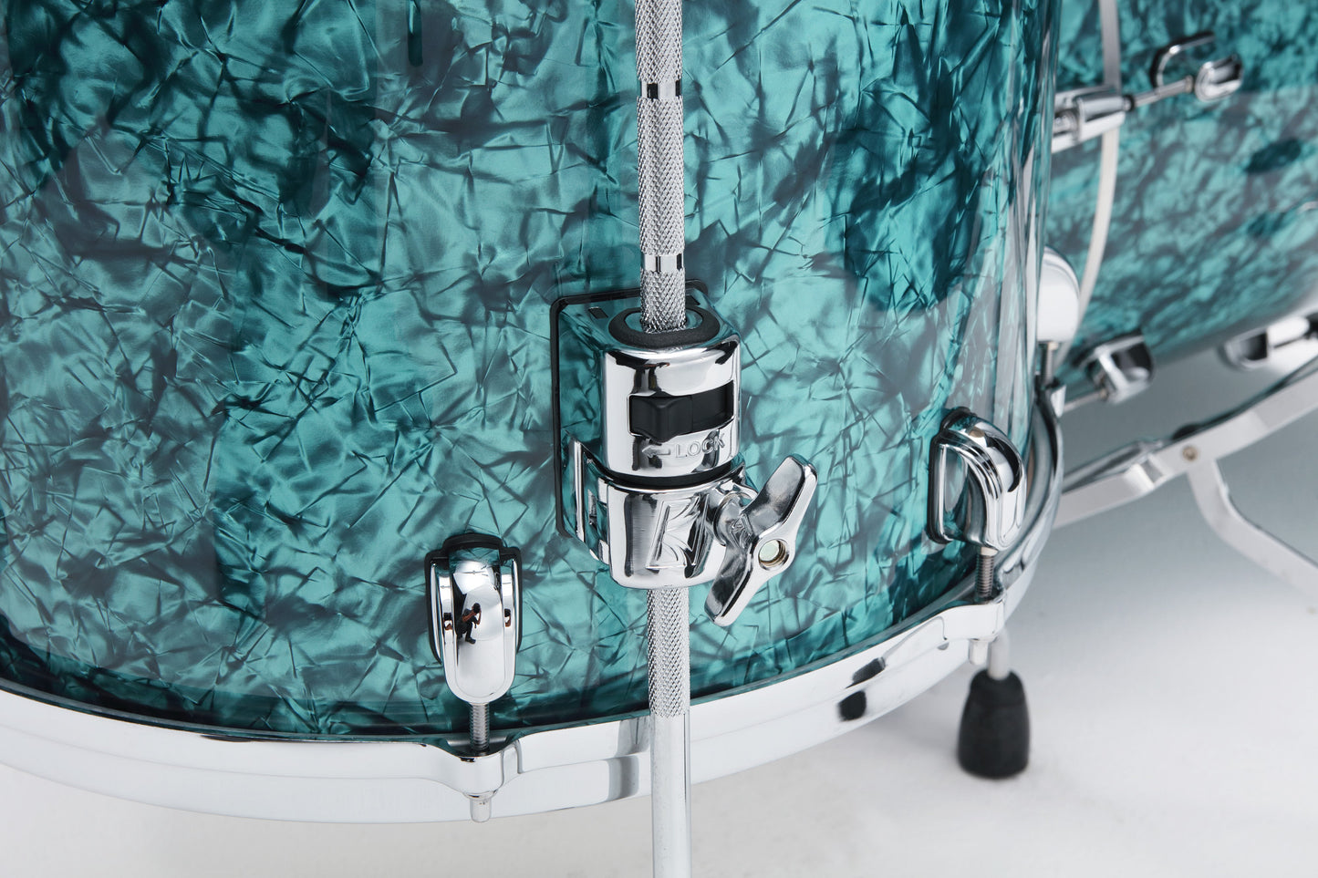 TAMA Starclassic Walnut/Birch Duracover Wrap Shell Kit 3 teilig - Turquoise Pearl/Chrom HW
