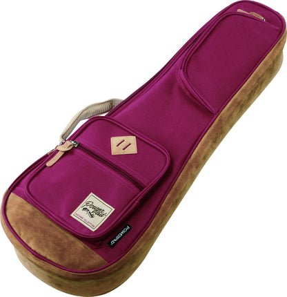 IBANEZ POWERPAD® Designer Collection Gig Bag for Concert Style Ukulele - Wine Red