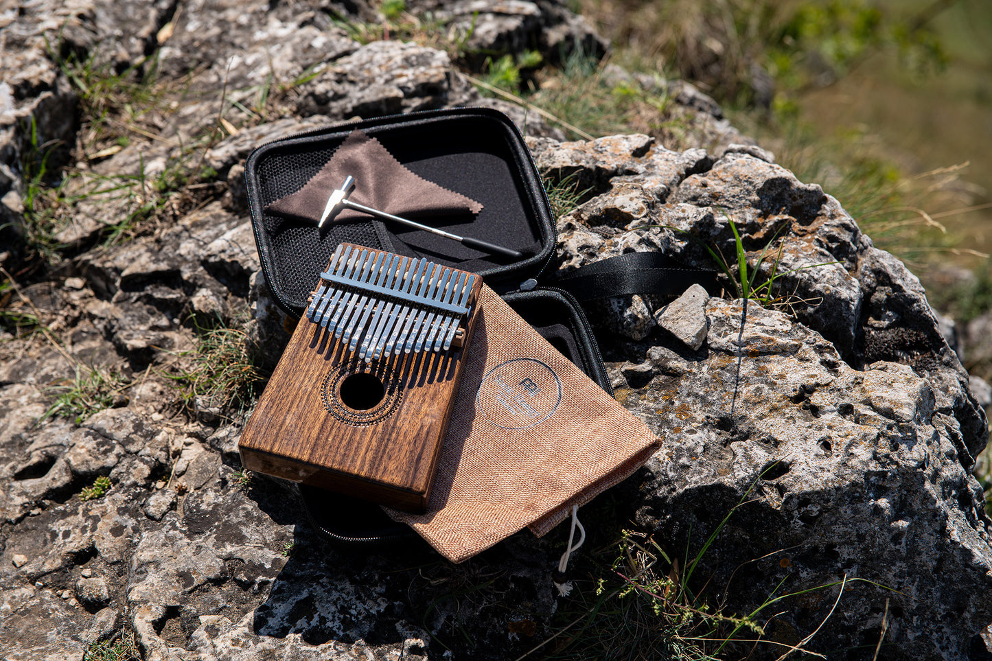 Meinl Sonic Energy Sound Hole Kalimba, 17 Töne, Akazie