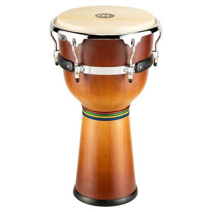 MEINL Percussion Floatune Series Djembe 12" - Zebra Finished Ash Matte
