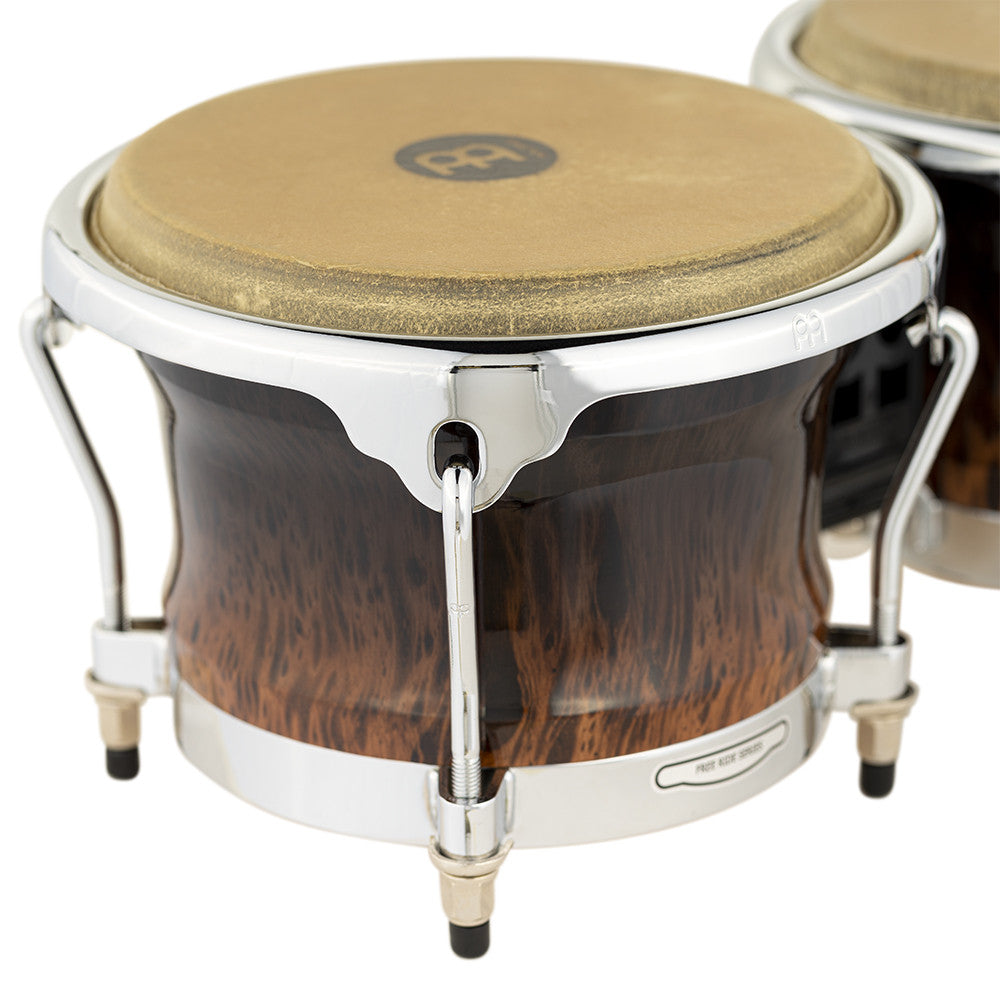 MEINL Percussion Professional Series Wood Bongo 7" Macho & 8 1/2" Hembra - Gold Amber Sunburst