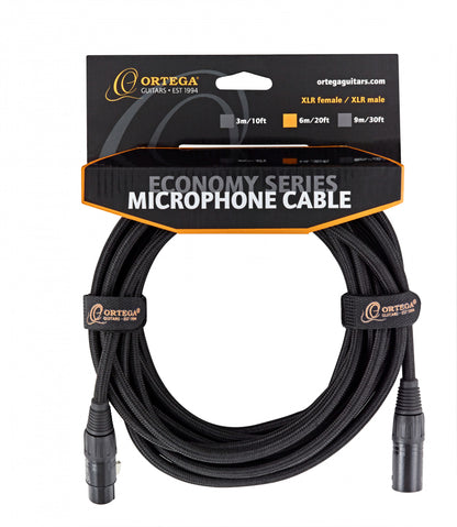 ORTEGA Economy Series XLR Male/XLR Female Mikrofonkabel