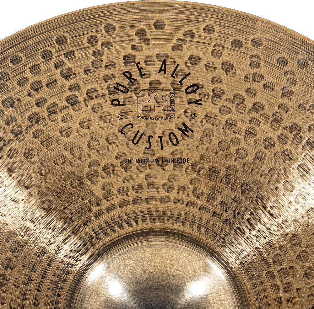 MEINL Cymbals Pure Alloy Custom Medium Thin Ride - 20"