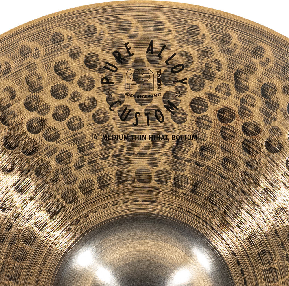 MEINL Cymbals Pure Alloy Custom HiHat - 14"