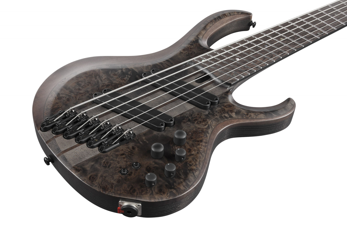 IBANEZ Bass Workshop BTB Electric Bass 6-String Multi Scale - Transparent Gray Flat + Case